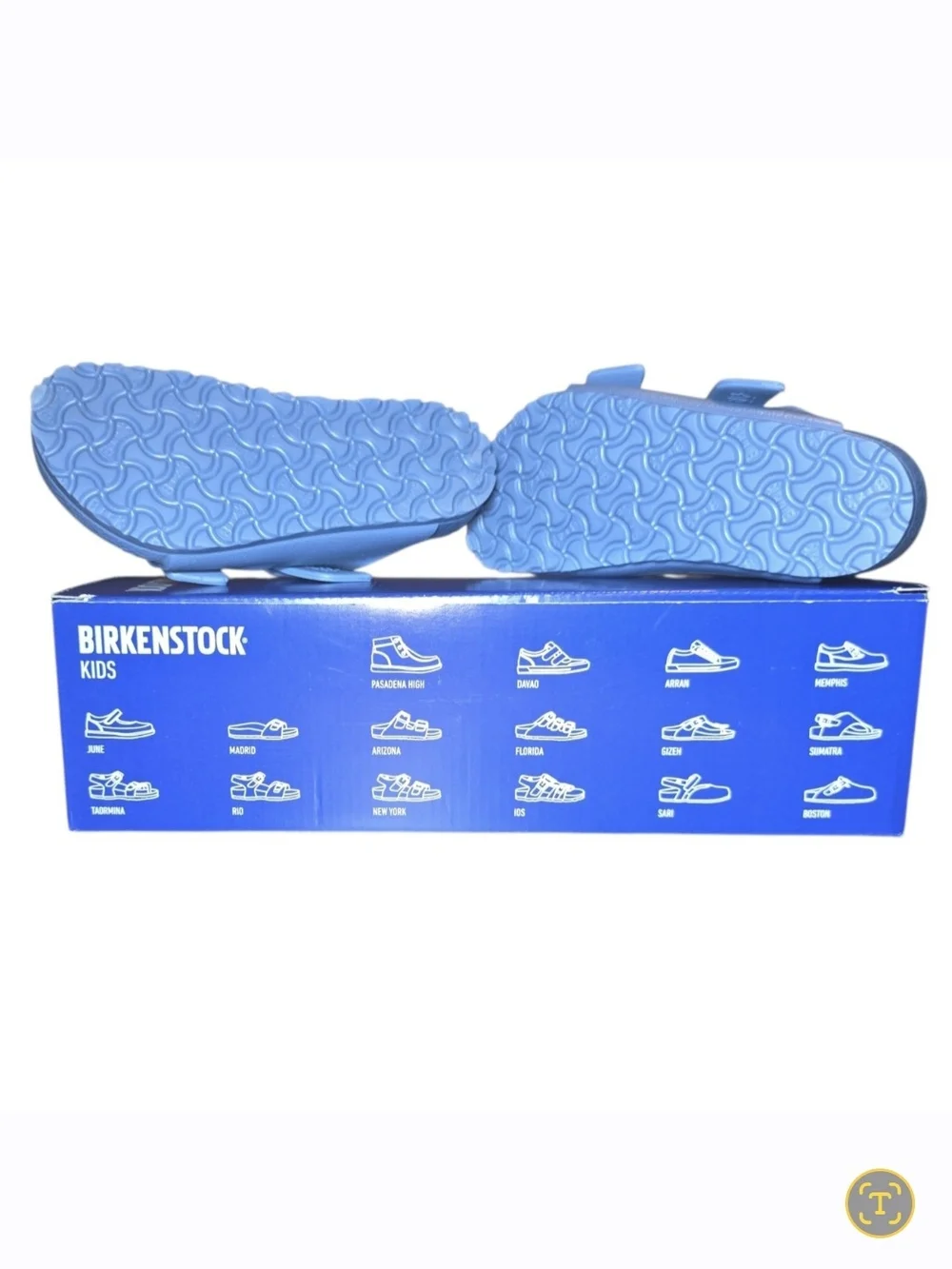 Birkenstock Arizona Essentials in Elemental Blue Toddler Size 8 NIB